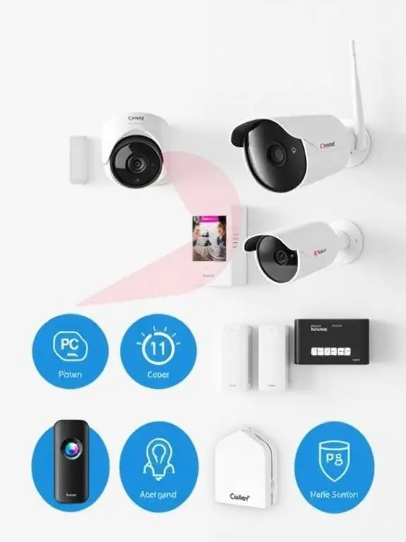 Home security system setup