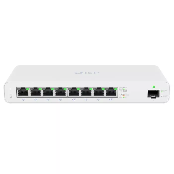 Ubiquiti UISP Switch 8 Port Gigabit PoE 110W 1SFP | UISP-S