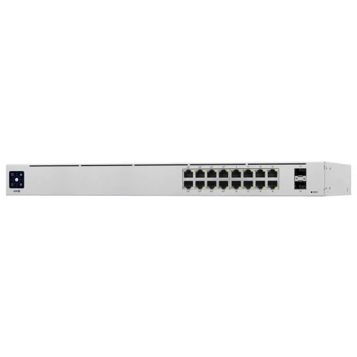 Ubiquiti UniFi Switch 16 Port Gigabit 8PoE 42W 2SFP | USW-16-POE