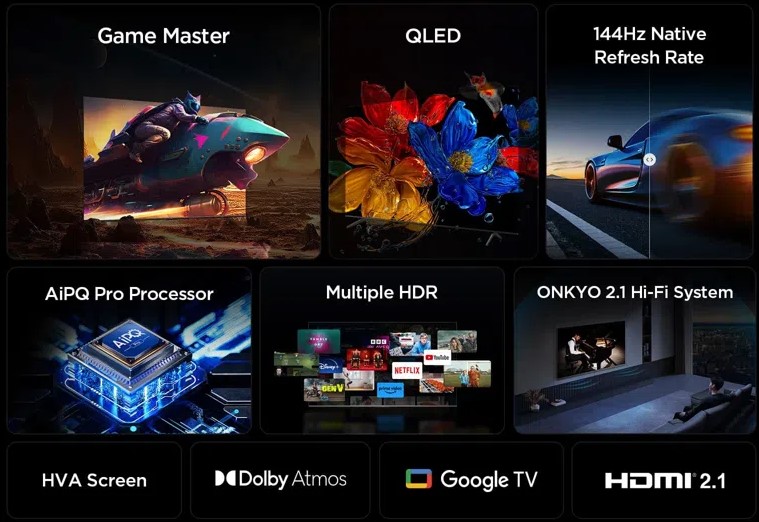 TCL 98-inch C655 Series QLED Pro UHD Google Smart TV | 98C655