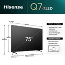 Hisense 75 inch Q7N Series QLED Smart TV | 75Q7N