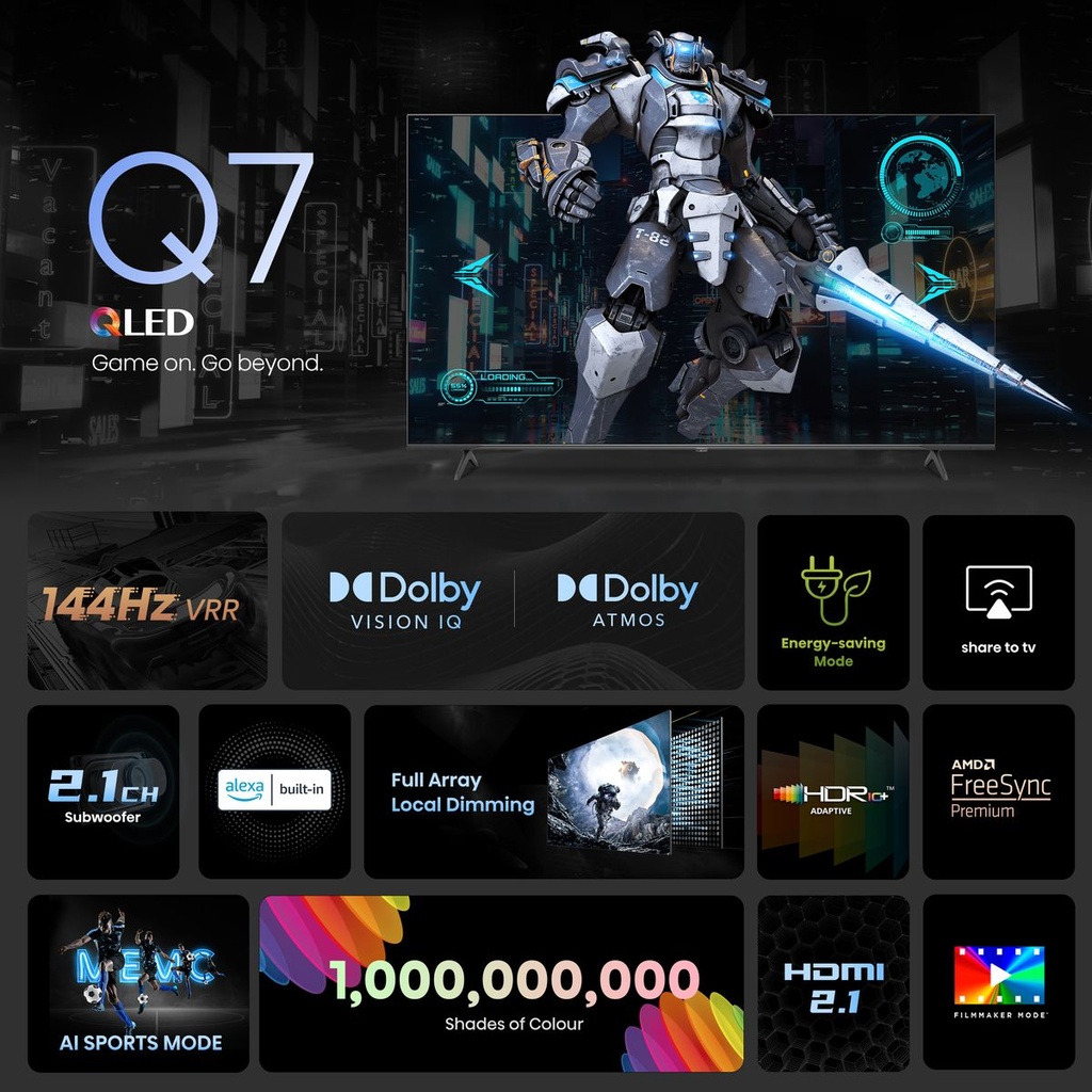 Hisense 75 inch Q7N Series QLED Smart TV | 75Q7N