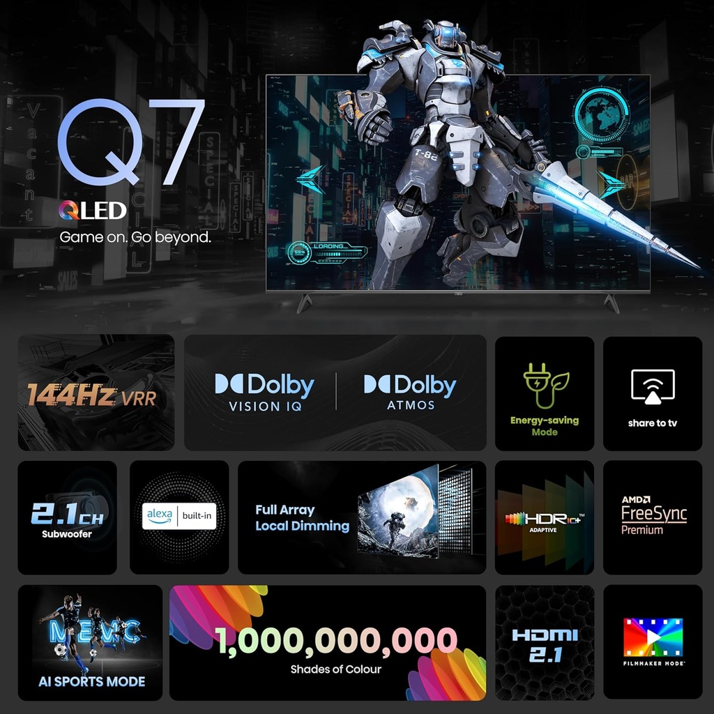 Hisense 65-Inch Q7N Series 4K QLED UHD Smart TV | 65Q7N