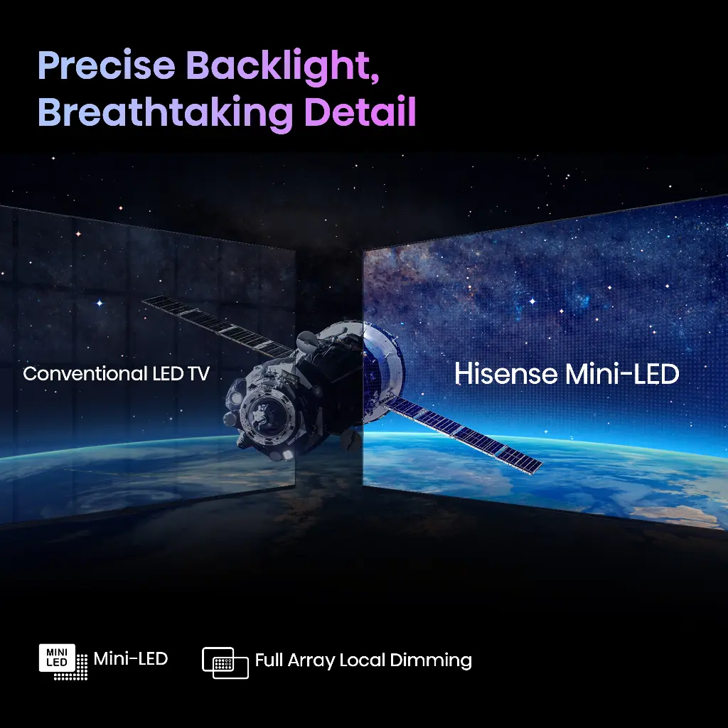 Hisense 65-Inch E7N_PRO QLED 144Hz LED TV | 65E7N_PRO