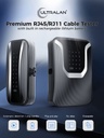 UltraLAN Premium RJ45/RJ11 Cable Tester with Rechargeable Lithium Battery