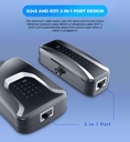 UltraLAN Premium RJ45/RJ11 Cable Tester with Rechargeable Lithium Battery