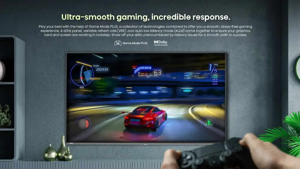 Hisense 65-Inch E7N_PRO QLED 144Hz LED TV | 65E7N_PRO