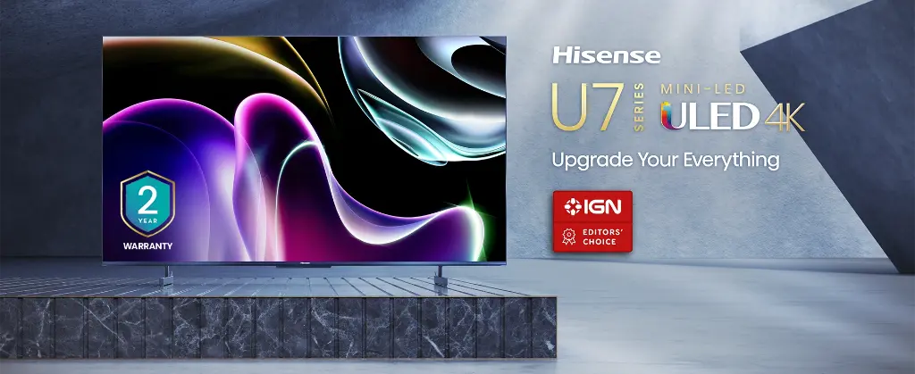 Hisense 55 inch U7K Series Mini-LED UHD Smart TV | 55U7K