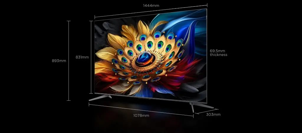 TCL 65 inch C655 Series QLED UHD Google Smart TV | 65C655