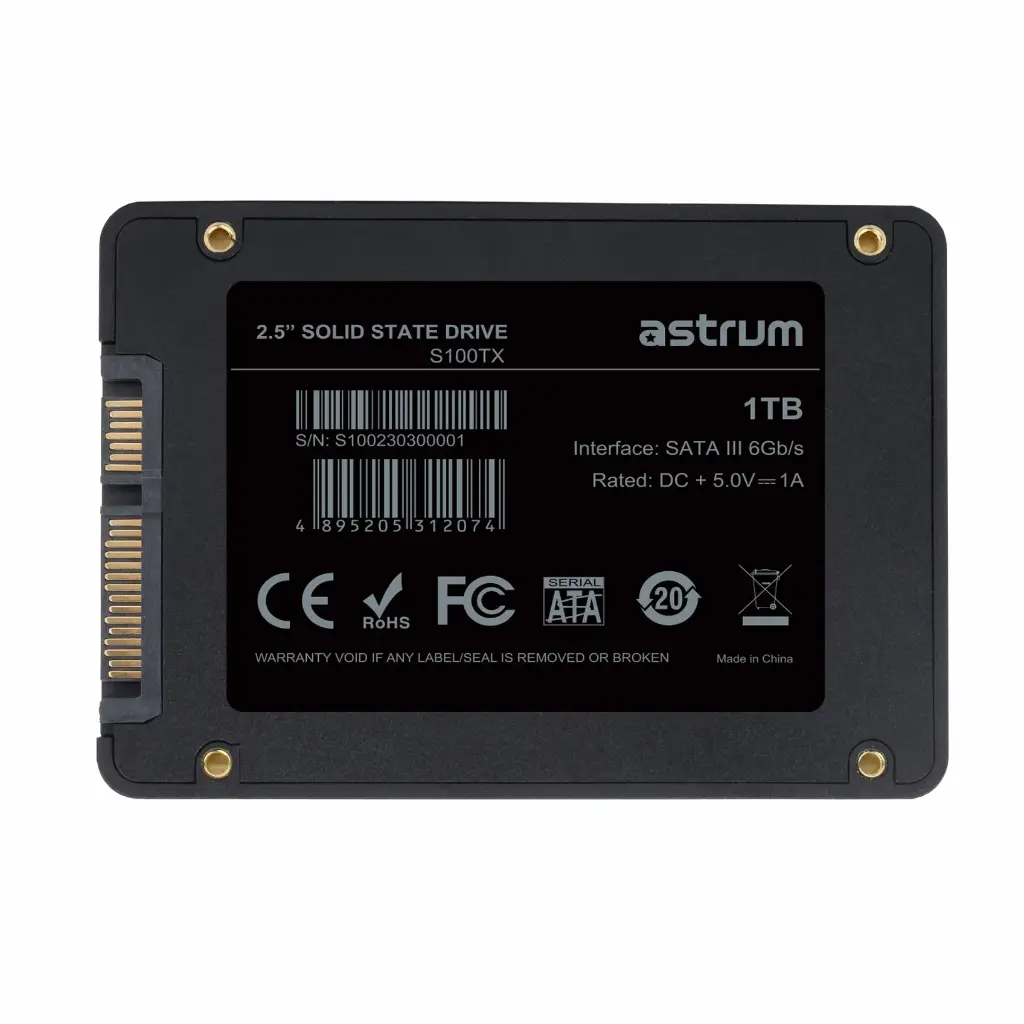 S100TX 1TB 2.5″ SATA3 SSD DRIVE 529/520M