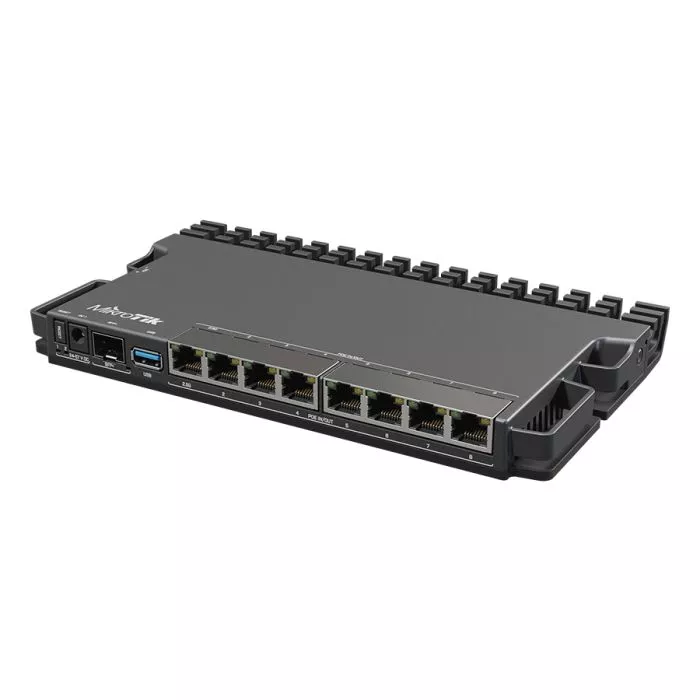 MikroTik 7 Gigabit 1x 2.5Gbps 1SFP+ 4 Core PoE Router | RB5009UPr+S+IN