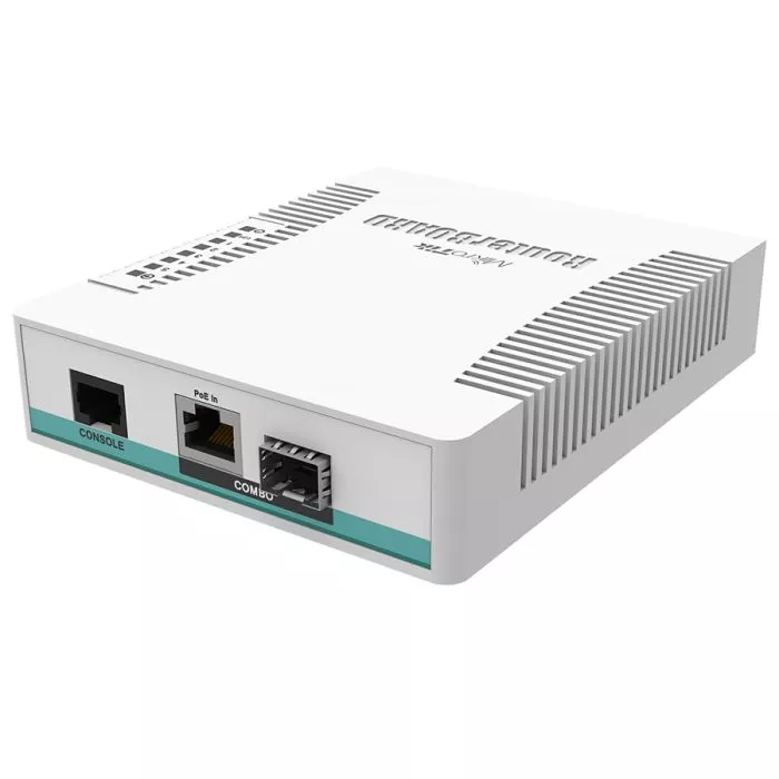 MikroTik Cloud Router Switch 5 Port SFP 1 PoE/SFP Port | CRS106-1C-5S