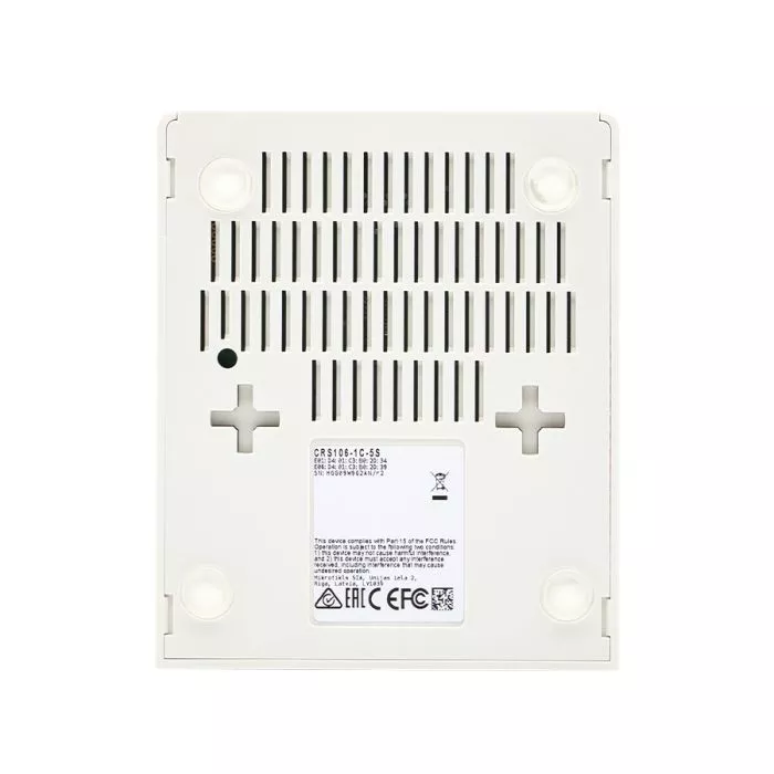 MikroTik Cloud Router Switch 5 Port SFP 1 PoE/SFP Port | CRS106-1C-5S