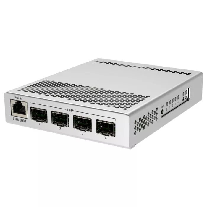 MikroTik Cloud Router Switch 4 Port SFP+ | CRS305-1G-4S+IN