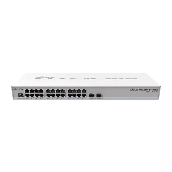 MikroTik Cloud Router Switch 24 Port Gigabit 2SFP+ | CRS326-24G-2S+RM