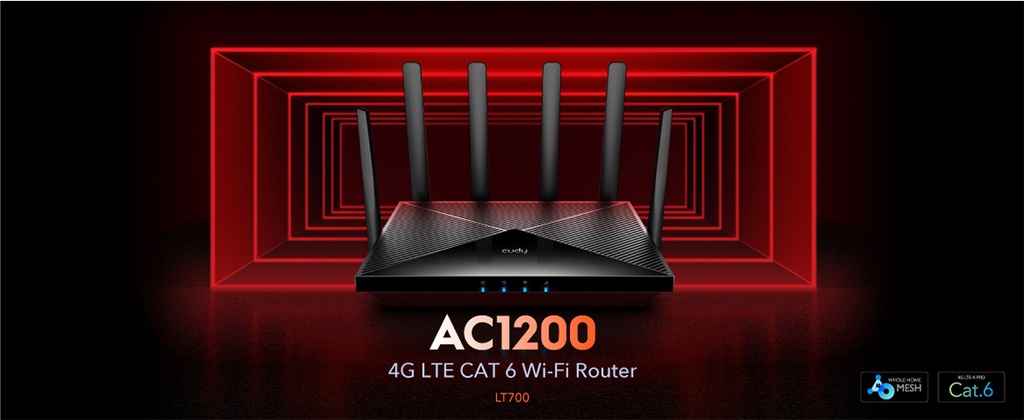 Cudy 4G LTE AC1200 Dual Band Wi-Fi Router
