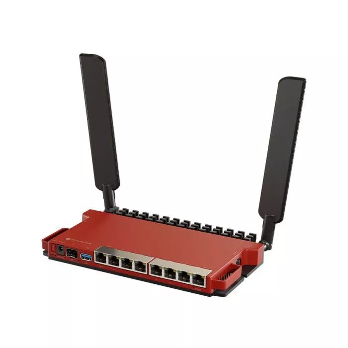 MikroTik 8 Gigabit 1x2.5Gbps SFP Dual Core WiFi 6 Router | L009UiGS-2HaxD-IN