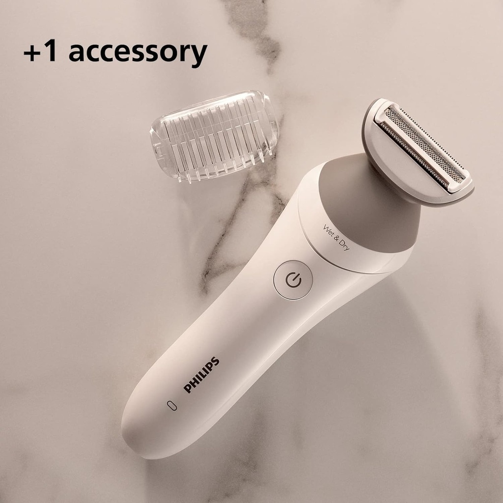Philips Lady Shaver Series 6000 Cordless shaver with Wet and Dry use Grey | BRL126/00