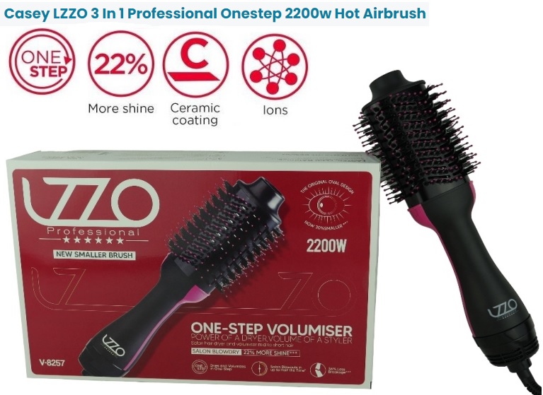 Casey LZZO 3 In 1 Professional One-step 2200w Volumizer Hot | CSY-V-8257