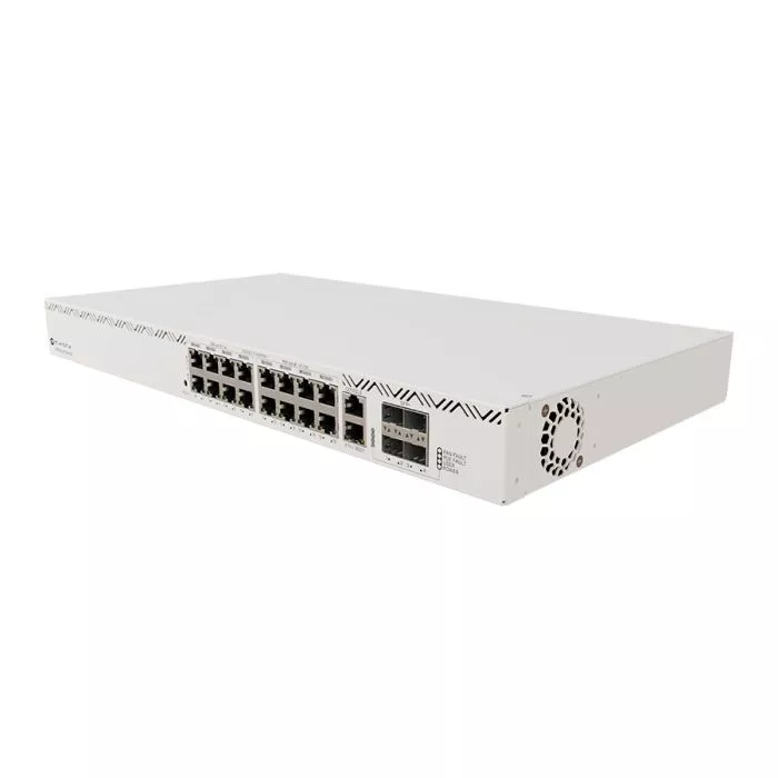 MikroTik Cloud Router Switch 16 Port PoE 600W 4SFP+ | CRS320-8P-8B-4S+RM