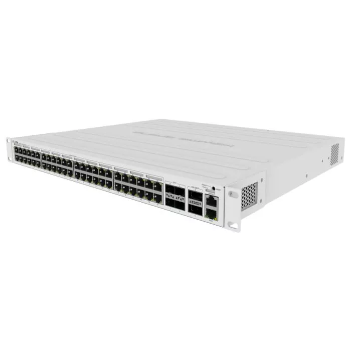 MikroTik Cloud Router Switch 48 Port PoE 700W 4SFP+ 2 QSFP+ | CRS354-48P-4S+2Q+RM