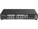 Reyee 18 Port Gigabit with 16 PoE 250W 2SFP Smart Managed Switch | RG-ES220GS-P