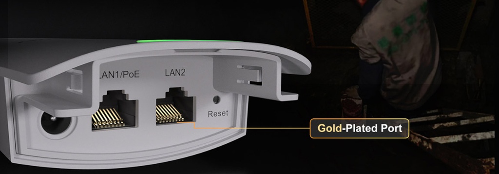 Reyee 2.4GHz 300Mbps 8dBi 70° Pre-Paired Kit | RG-EST100-E