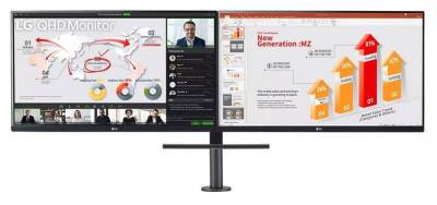 LGE27QP88D LG 27-inch QHD Monitor Ergo Dual with Daisy Chain