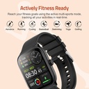 MT310 Smart Watch 2.01″ HD IPX68 with BT Calls Sports HR BP BO