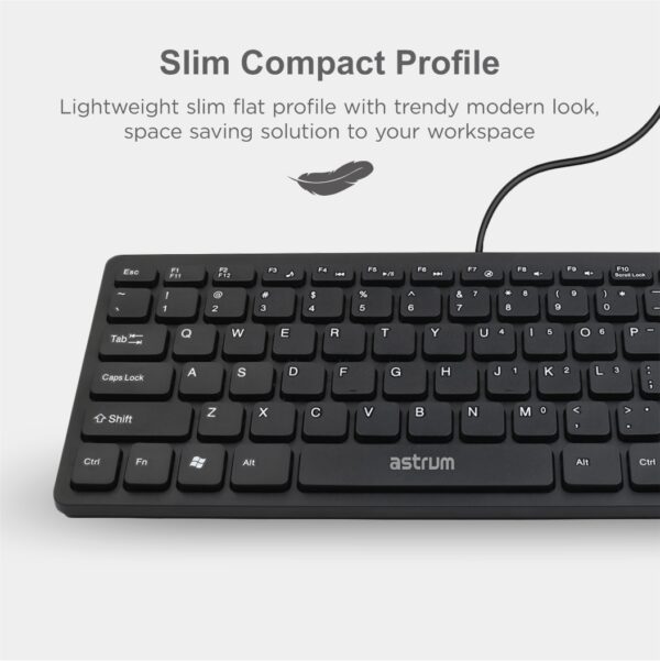 KB350 Mini Wired USB Keyboard