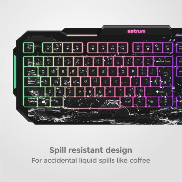 KG200 Slim Backlit Wired Gaming Keyboard