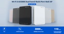 Reyee Dual Band 3000Mbps 5 Port Gigabit Mesh In-Wall AP | RG-RAP1260 