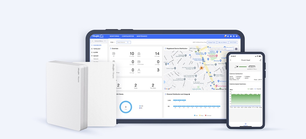 Reyee Dual Band 3000Mbps 5 Port Gigabit Mesh In-Wall AP | RG-RAP1260 