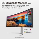 LG 49 inch WQ95C Series UltraWide WQHD Curved Gaming Monitor |  49WQ95C-WE.AFB