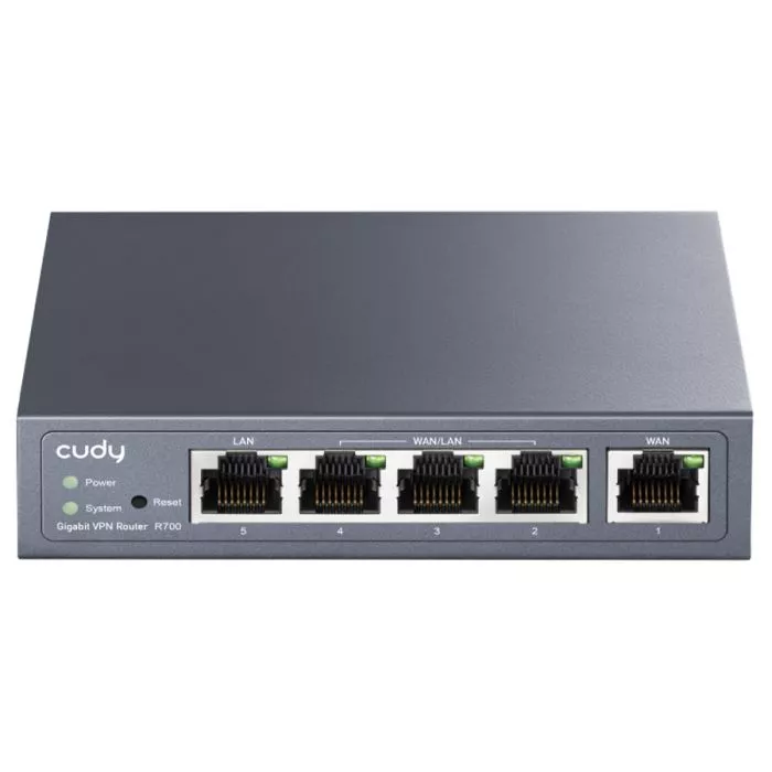 Cudy 5 Port Gigabit Multi-WAN VPN Router | R700