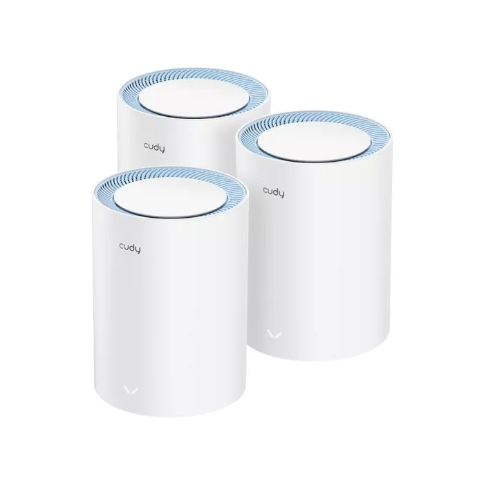 Cudy Dual Band WiFi 5 1200Mbps Fast Ethernet Mesh 3 Pack | M1200 (3-Pack)