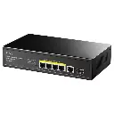 Cudy 5 Port Gigabit 4 PoE 120W 1SFP Switch | GS1005PTS1