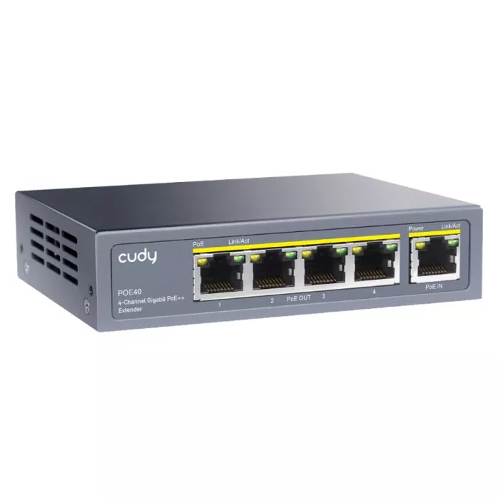 Cudy 4 Port Gigabit PoE 1x PoE Input 60W Switch | POE40