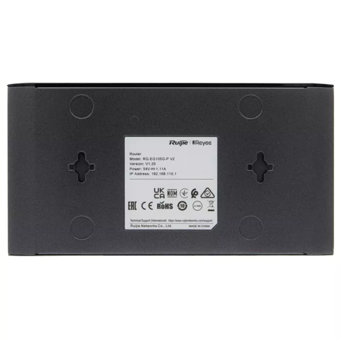 Reyee 5 Port Gigabit 2 WAN 4 PoE 54W Cloud Router | RG-EG105G-P