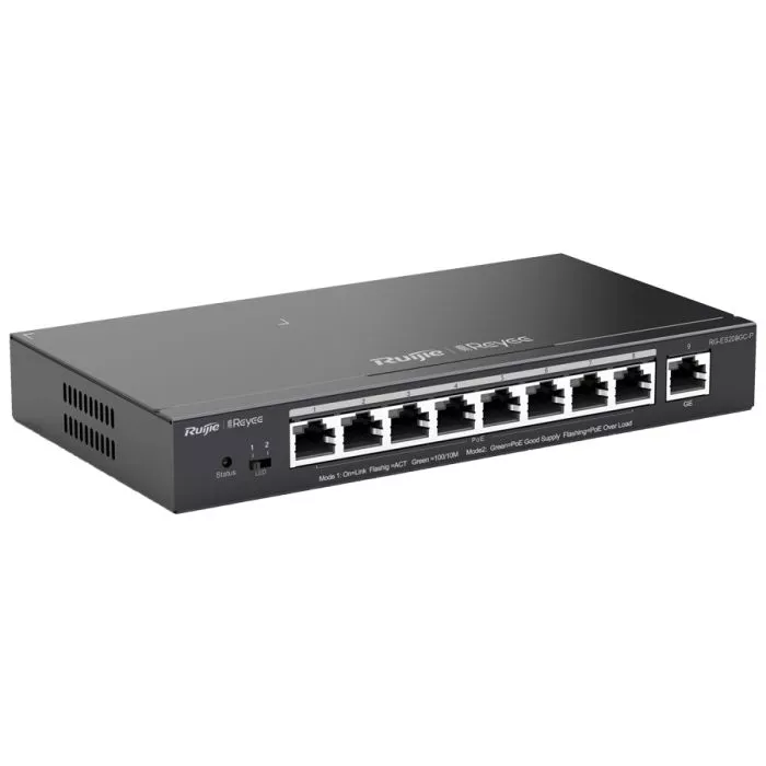 Reyee 9 Port Gigabit with 8 PoE 120W Smart Managed Switch | RG-ES209GC-P