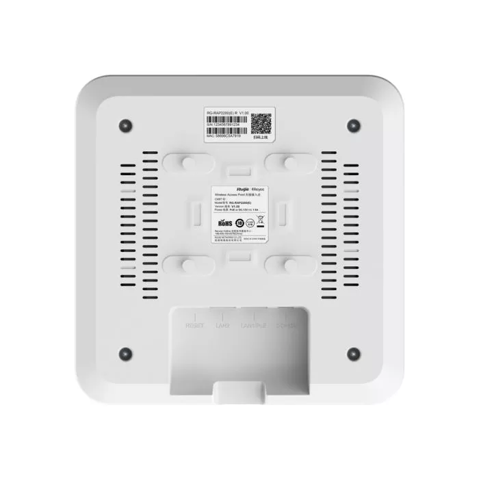 Reyee Dual Band WiFi 5 1300Mbps Fast Ethernet Ceiling Mount AP | RG-RAP2200(F)