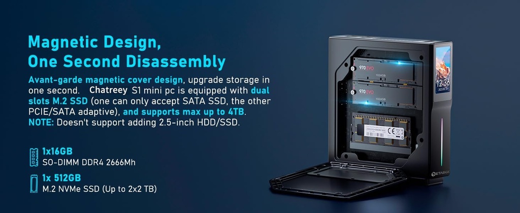 Decibell S1 Mini Desktop PC | DECIBELL-S1-16GB-512GB