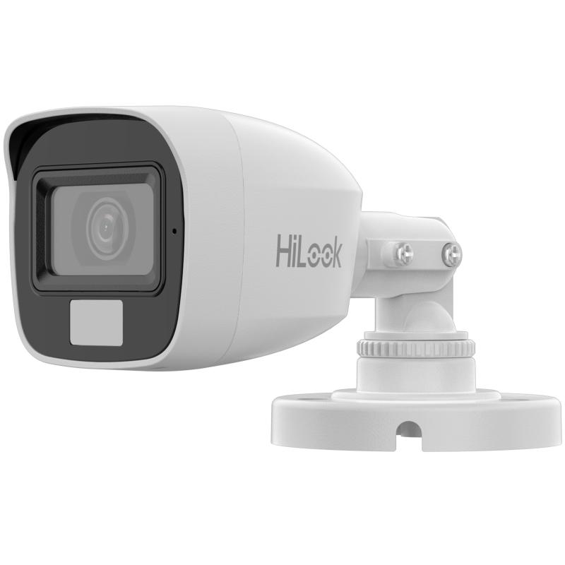 HiLook 2MP Dual Light Audio Fixed Mini Bullet Camera | THC-B127-LPS 