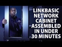 Linkbasic 15U 600 Deep Cabinet 2 Fans & 2 Shelves