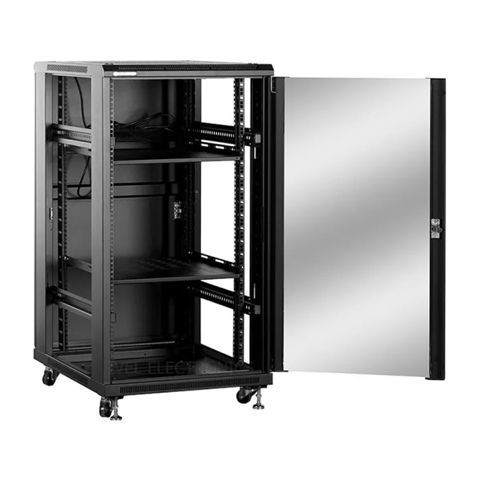 Linkbasic 22U 600 Deep Cabinet 2 Fans & 2 Shelves