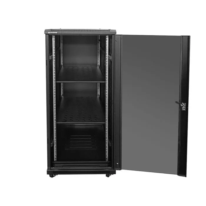 Linkbasic 27U 800 Deep Cabinet 4 Fans & 2 Shelves