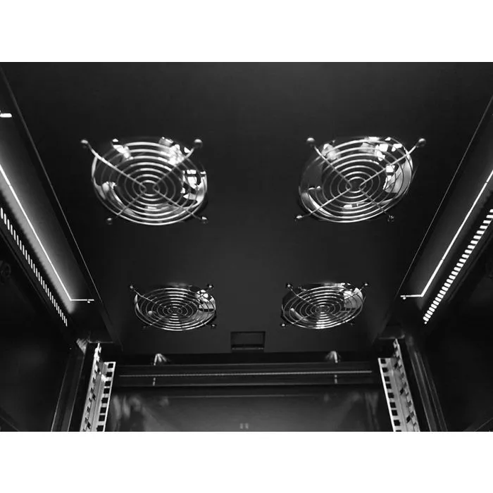 Linkbasic 42U 800 Deep Cabinet 4 Fans & 3 Shelves