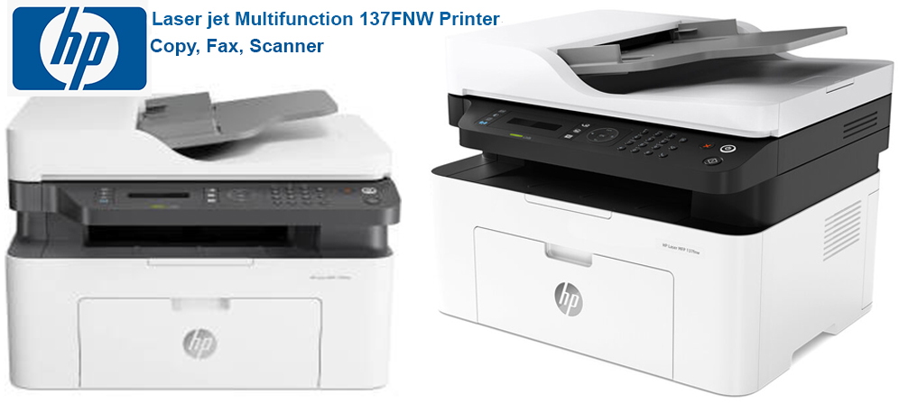 HP LaserJet MFP 137FNW Multifunction Mono Laser Printer | 4ZB84A