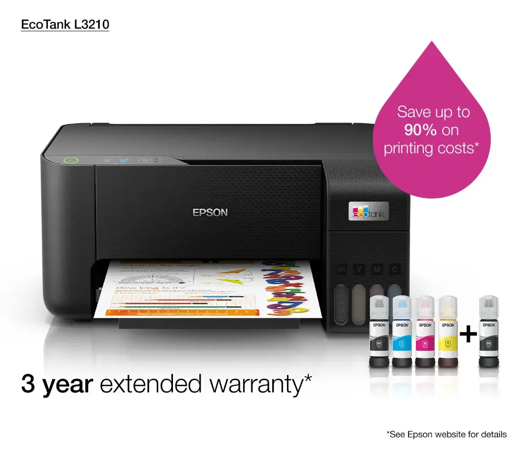 Epson EcoTank L3210 Multifunction Colour Inkjet Printer | C11CJ68403