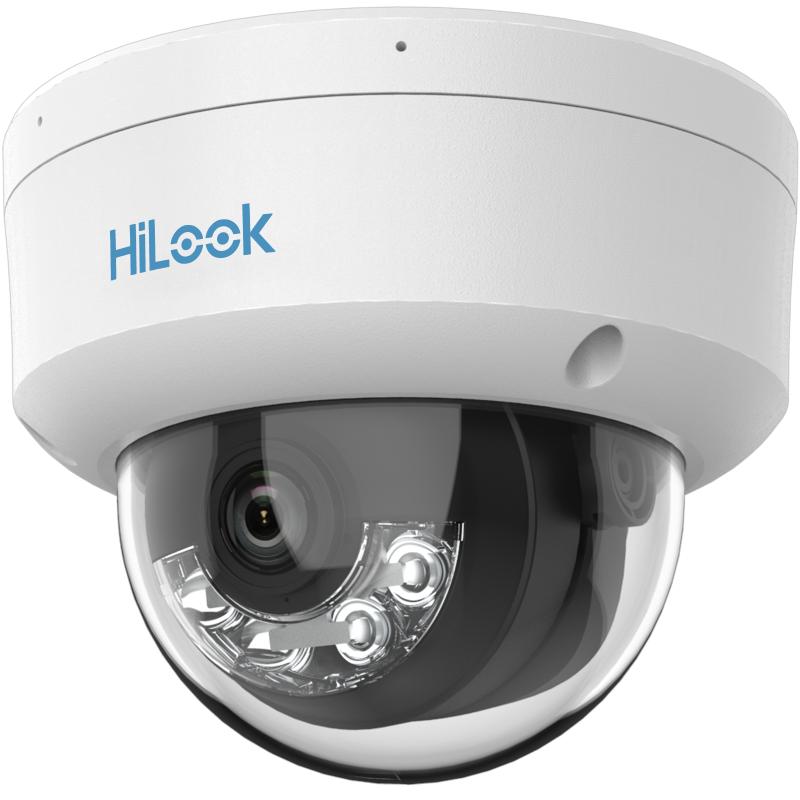 HiLook 2 MP ColorVu with Smart Hybrid Light Fixed Dome Network Camera | IPC-D129HA-LU 